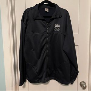 USA Olympics navy blue size XL fleece jackets! Mens.